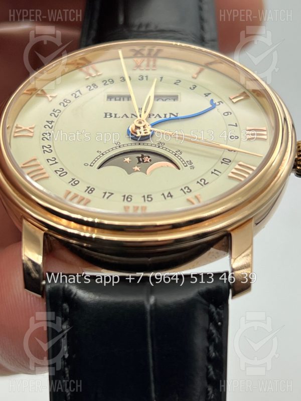 Фото 10 - Blancpain Villeret Quantieme Complet 6654-3642-55B