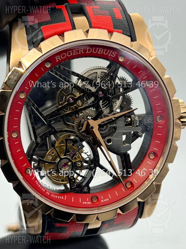 Фото 3 - Roger Dubuis Excalibur 45mm Flying Tourbillon Red Gold