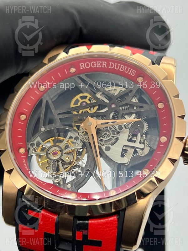 Фото 5 - Roger Dubuis Excalibur 45mm Flying Tourbillon Red Gold