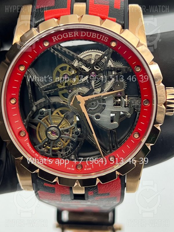 Фото 9 - Roger Dubuis Excalibur 45mm Flying Tourbillon Red Gold