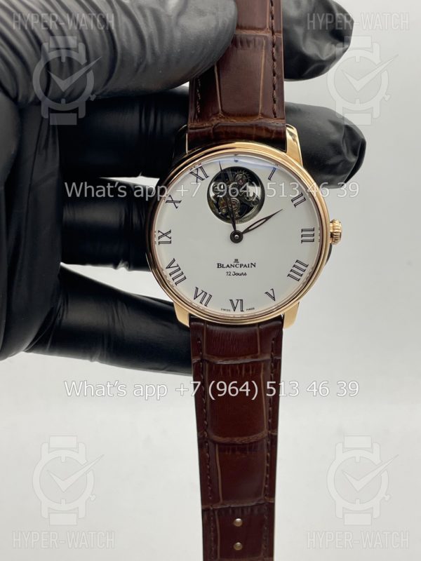 Фото 10 - Blancpain Villeret Tourbillon Volant Une Minute 12 Jours 66240-3631-55B