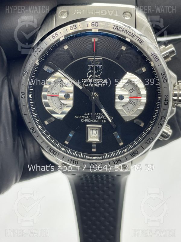 Фото 8 - TAG Heuer Grand Carrera 43mm CAV511A.BA0902