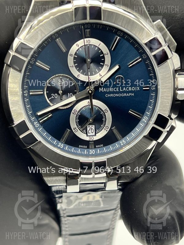 Фото 6 - Maurice Lacroix AIKON Chronograph 44mm AI1018-SS001-430