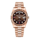 Rolex-Day-Date-36-Brown-Ombre-Dial-Mens-Watch-128235