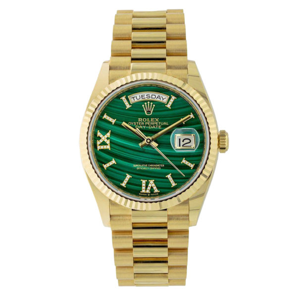 Фото 1 - Rolex Day-Date 36mm 128238 Malachite Dial