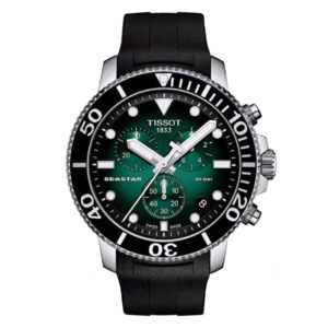 Фото 4 - Tissot Seastar 1000 Chronograph 46mm Green Art 4063