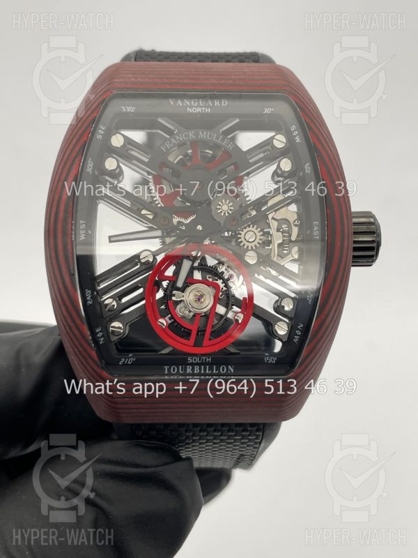 Фото 5 - Franck Muller Vanguard Revolution 3 Skeleton V 45 T SQT 5N BR NR