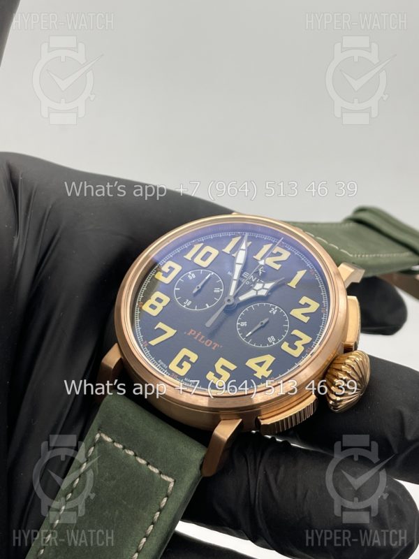 Фото 4 - Zenith Pilot Montre D'aeronef Type 20 45mm Art 4220