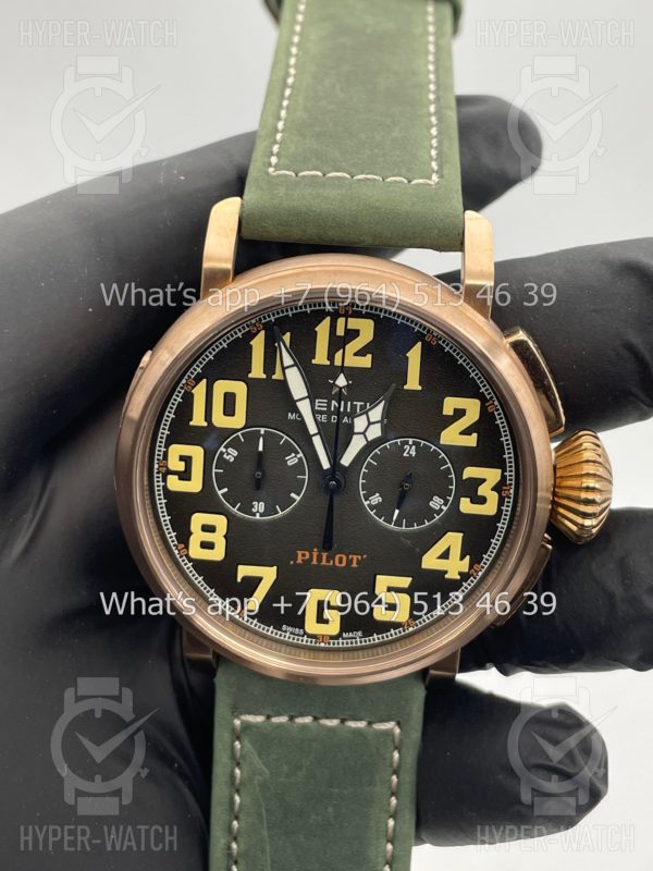 Фото 5 - Zenith Pilot Montre D'aeronef Type 20 45mm Art 4220