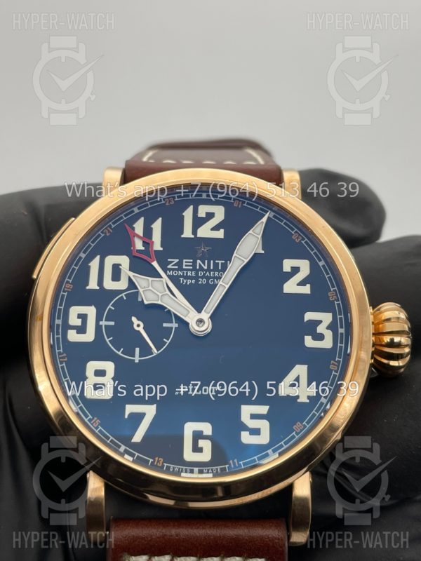 Фото 3 - Zenith Pilot Montre D'aeronef Type 20 GMT 45mm Art 4222