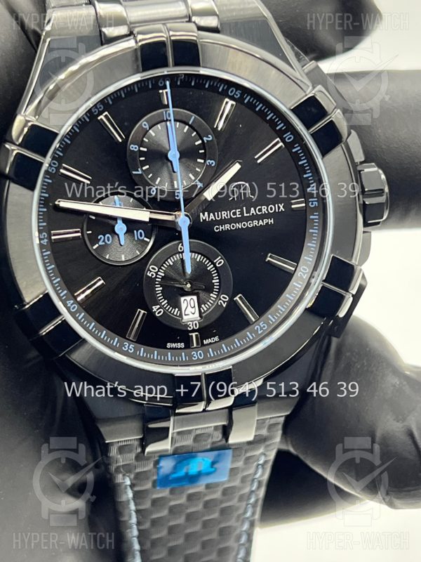 Фото 6 - Maurice Lacroix Aikon Chronograph 44mm AI1018-PVB01-337-1