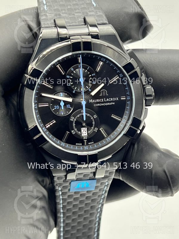 Фото 8 - Maurice Lacroix Aikon Chronograph 44mm AI1018-PVB01-337-1