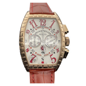 Фото 34 - Franck Muller Cintree Curvex Croco Chronograph 40mm Art 4340