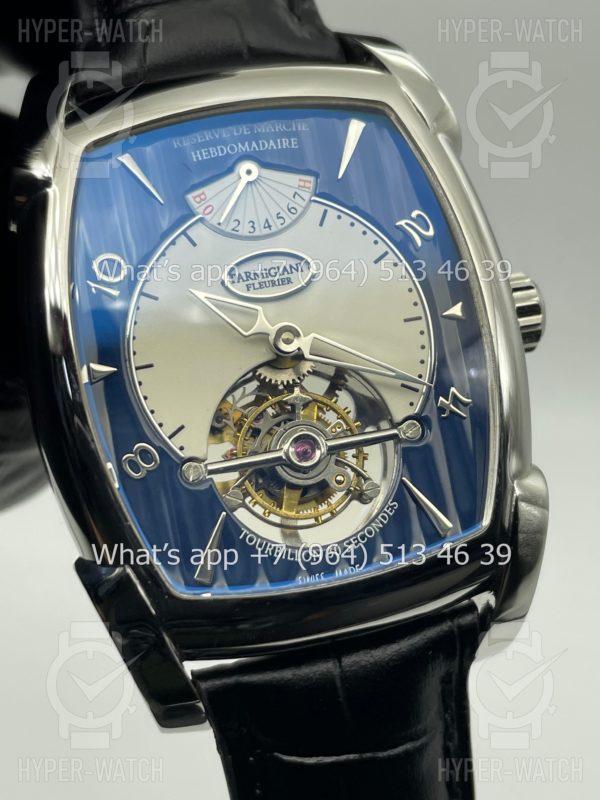 Фото 3 - Parmigiani Fleurier Hebdomadaire Tourbillon Blue