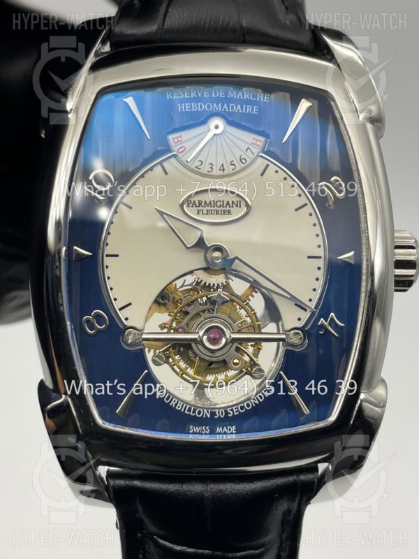 Фото 4 - Parmigiani Fleurier Hebdomadaire Tourbillon Blue