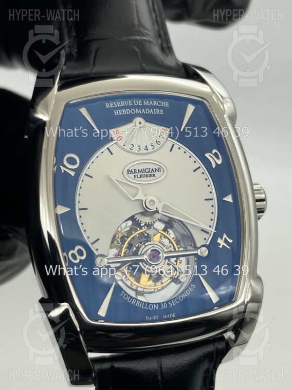 Фото 5 - Parmigiani Fleurier Hebdomadaire Tourbillon Blue