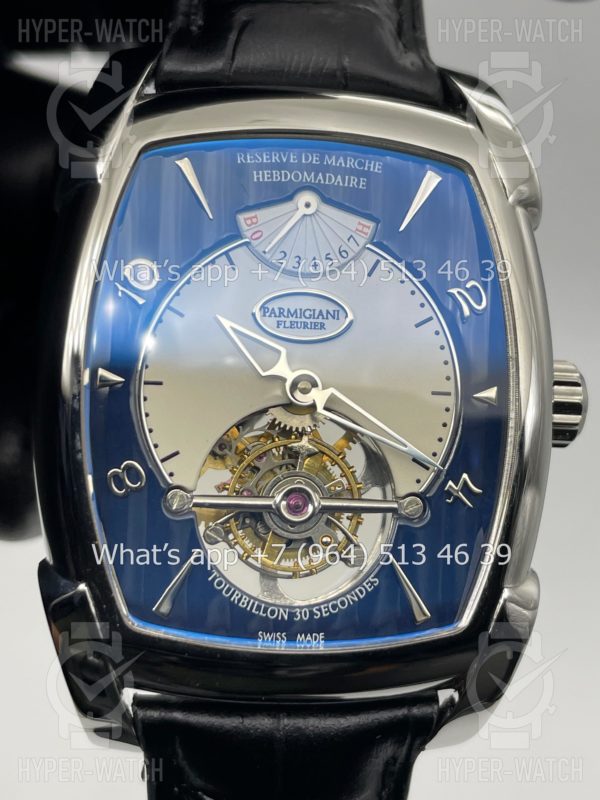 Фото 6 - Parmigiani Fleurier Hebdomadaire Tourbillon Blue