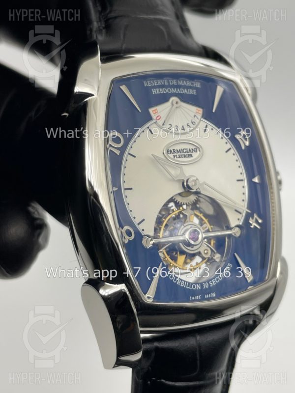 Фото 7 - Parmigiani Fleurier Hebdomadaire Tourbillon Blue