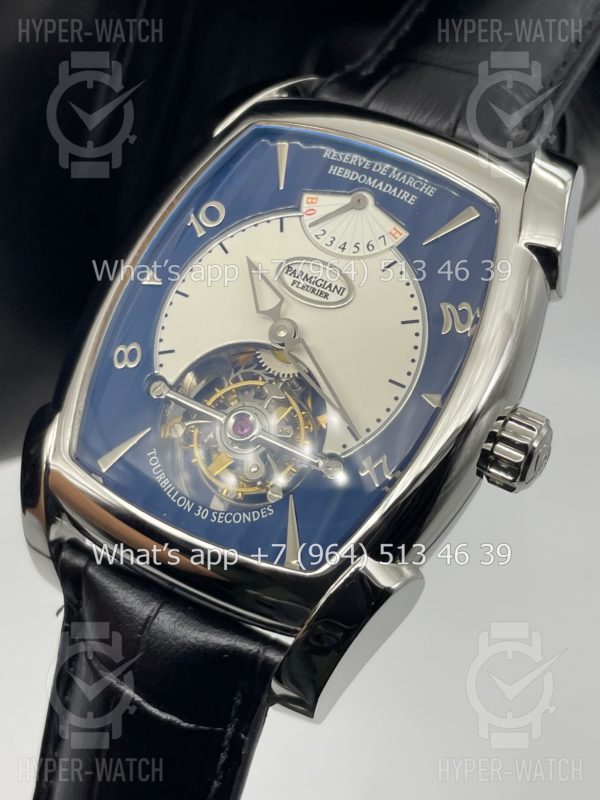 Фото 8 - Parmigiani Fleurier Hebdomadaire Tourbillon Blue