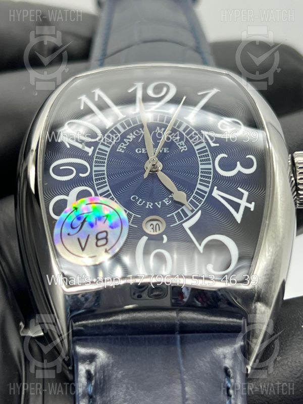 Фото 9 - Franck Muller Cintree Curvex Blue 40mm Art 4319