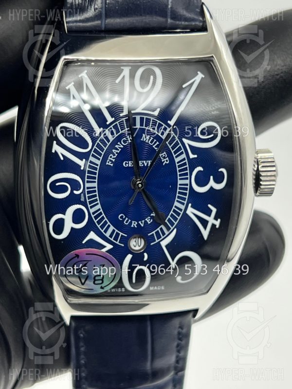 Фото 10 - Franck Muller Cintree Curvex Blue 40mm Art 4319