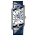 Cartier+Tank+Asymétrique+Skeleton+Platinum+with+Diamonds