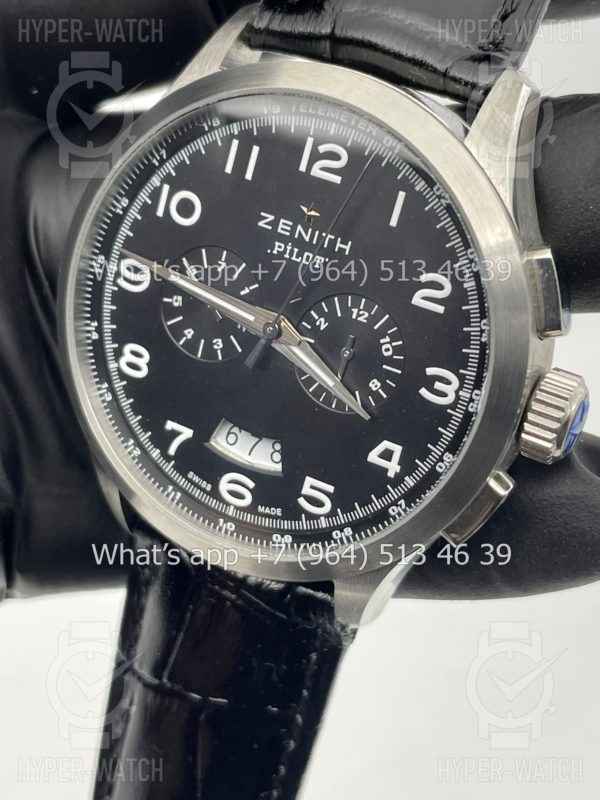 Фото 5 - Zenith Pilot Captain Chronograph 43mm Art 4634