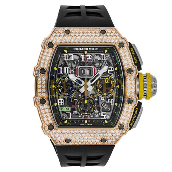 Фото 1 - Richard Mille RM 011-03 Chronograph Diamond Gold