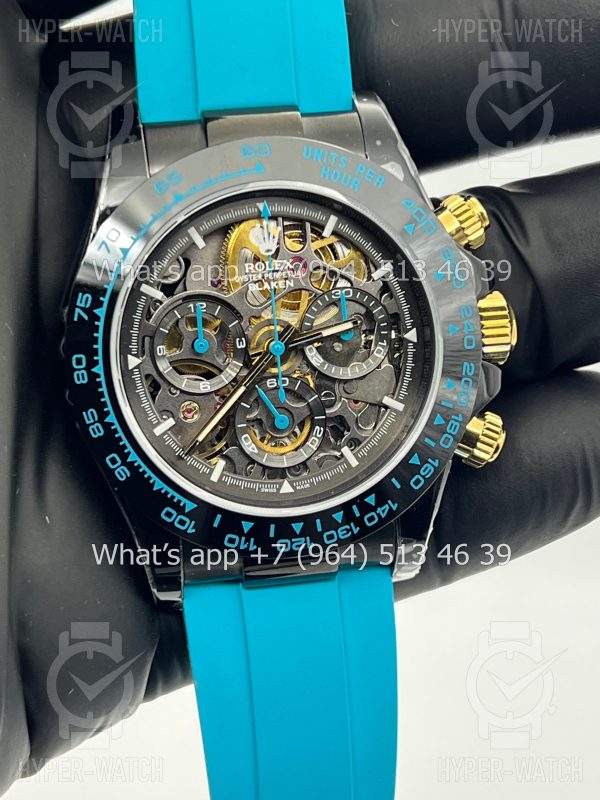 Фото 2 - Rolex Cosmograph Daytona 40mm Blaken Blue Skeleton