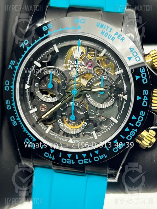 Фото 4 - Rolex Cosmograph Daytona 40mm Blaken Blue Skeleton