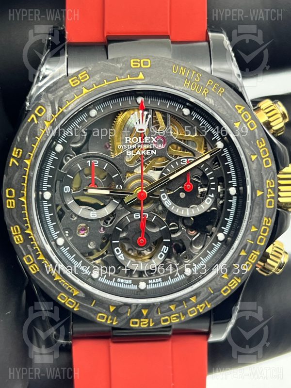 Фото 7 - Rolex Cosmograph Daytona 40mm Blaken Skeleton Red