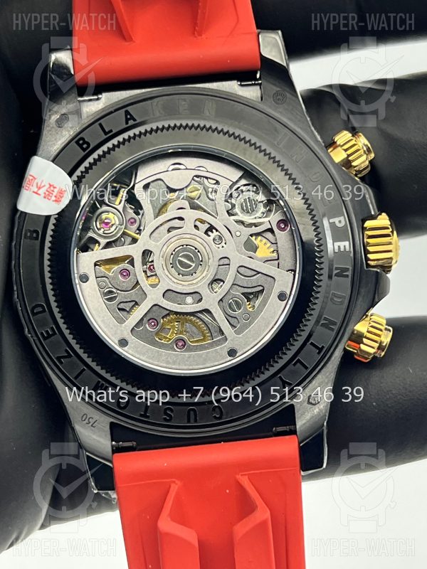 Rolex Cosmograph Daytona 40mm Blaken Skeleton Red