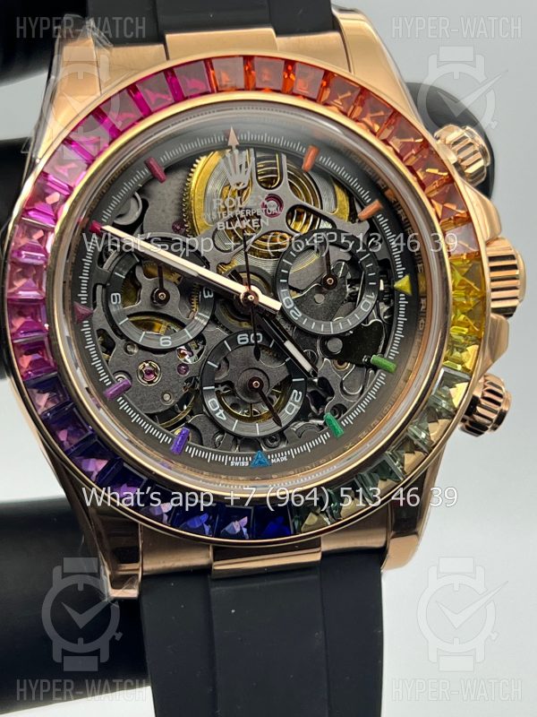 Фото 9 - Rolex Cosmograph Daytona 40mm Blaken Skeleton Gold