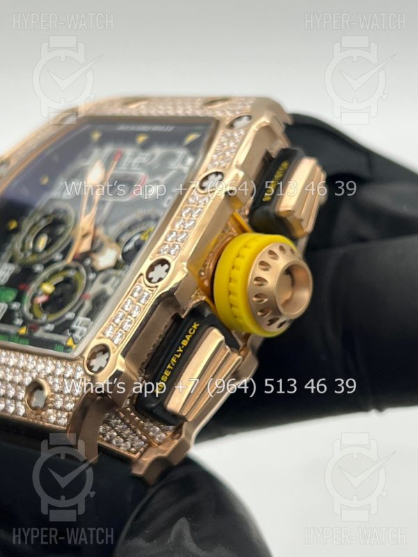 Фото 6 - Richard Mille RM 011-03 Chronograph Diamond Gold