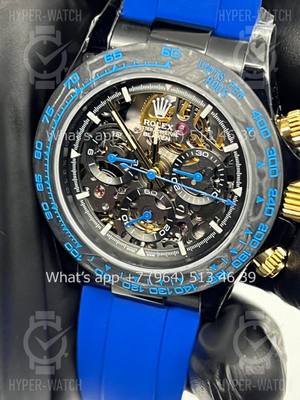 Фото 5 - Rolex Cosmograph Daytona 40mm Blaken Skeleton Blue