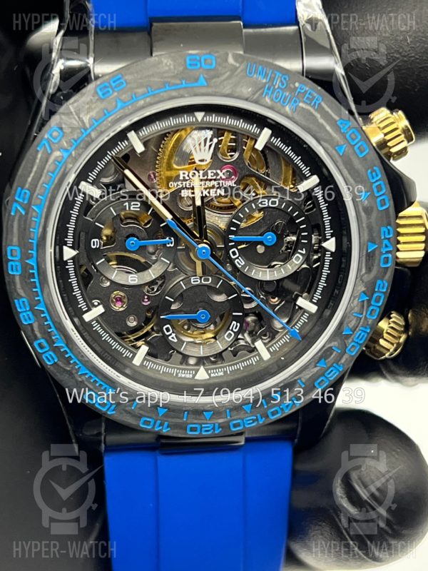 Фото 7 - Rolex Cosmograph Daytona 40mm Blaken Skeleton Blue