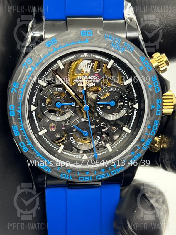 Фото 10 - Rolex Cosmograph Daytona 40mm Blaken Skeleton Blue