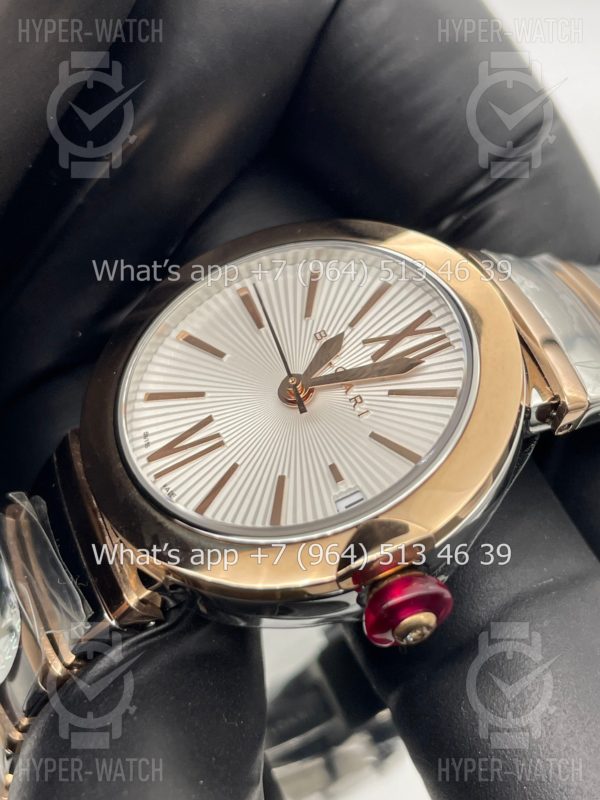 Фото 5 - Bvlgari Lvcea 33mm White