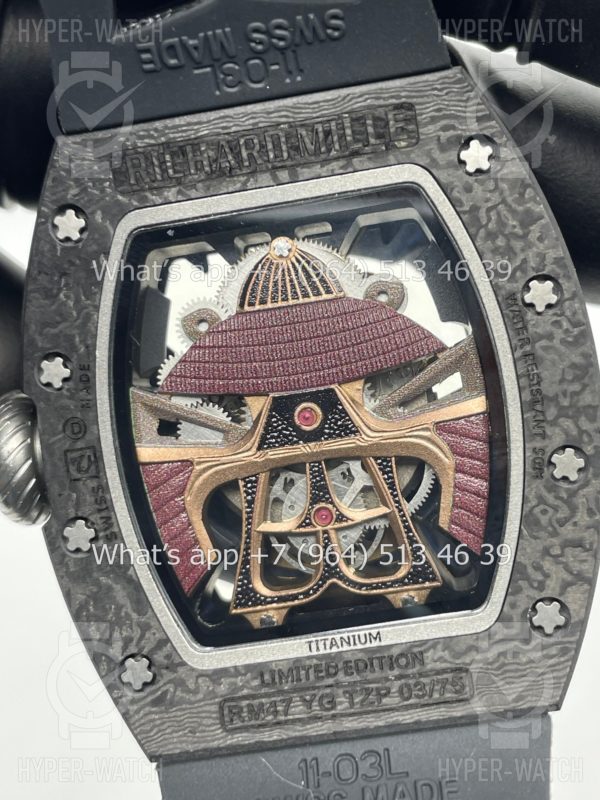 Фото 12 - Richard Mille RM 47 Samurai 42mm Black