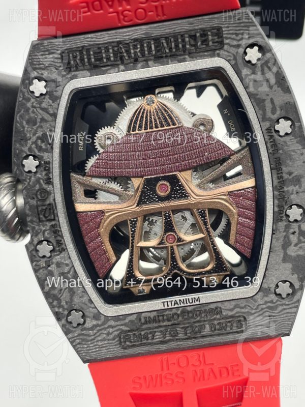 Фото 8 - Richard Mille RM 47 Samurai 42mm Red