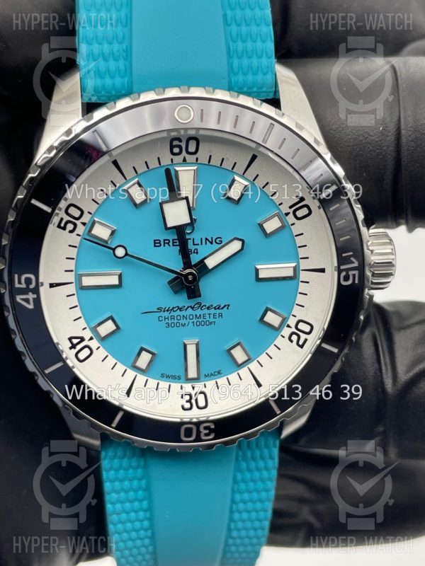 Фото 15 - Breitling Superocean 44mm A17376211L2S1 Blue