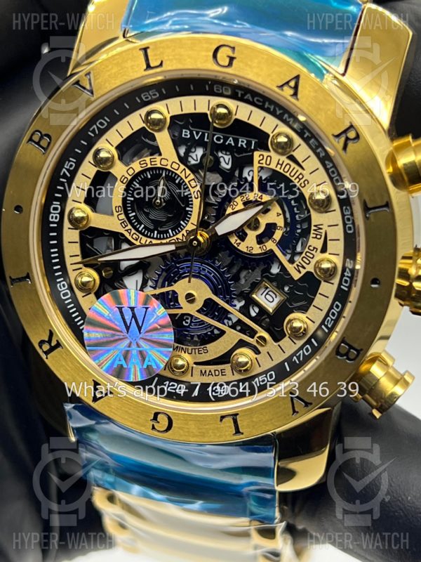 Фото 3 - Bvlgari Octo Roma Skeleton 45mm Art 5033