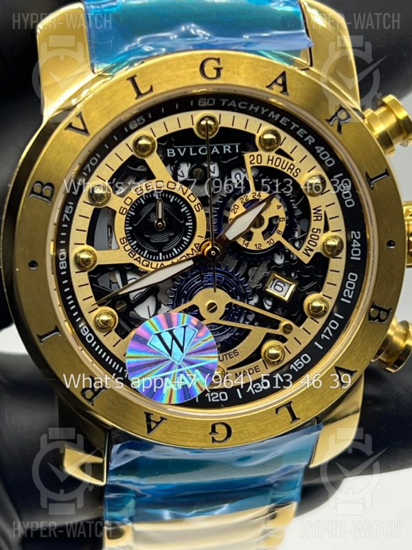 Фото 4 - Bvlgari Octo Roma Skeleton 45mm Art 5033