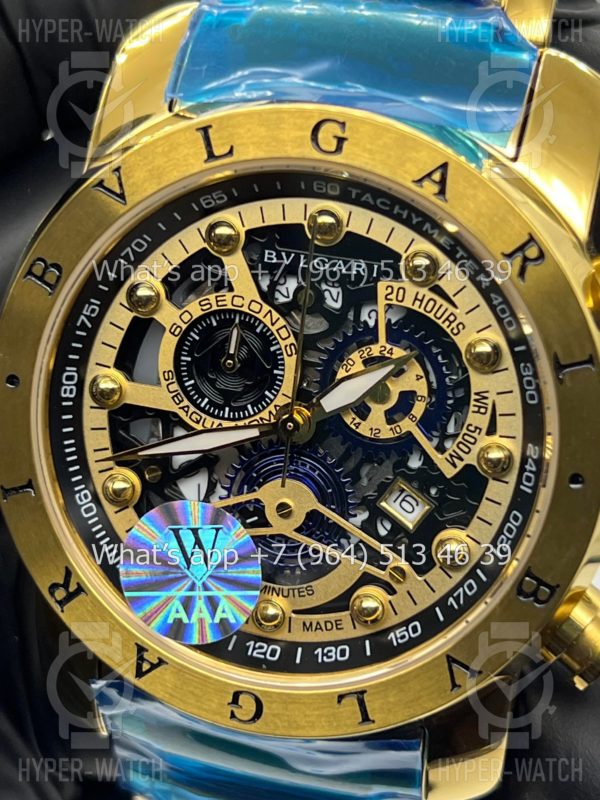 Фото 6 - Bvlgari Octo Roma Skeleton 45mm Art 5033