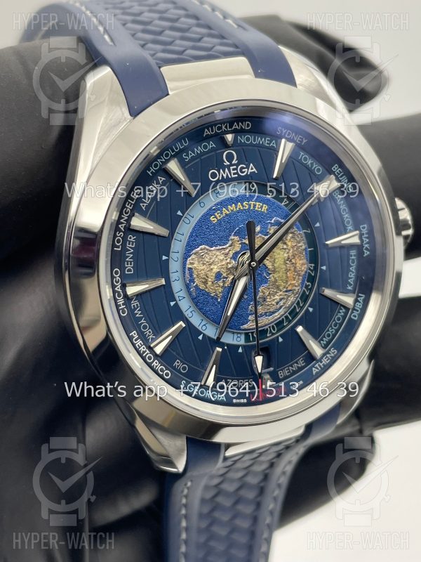 Фото 8 - Omega Seamaster Aqua Terra 150M 220.12.43.22.03.001 Worldtimer