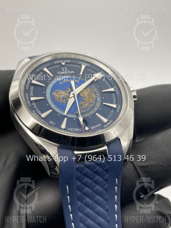 Фото 9 - Omega Seamaster Aqua Terra 150M 220.12.43.22.03.001 Worldtimer