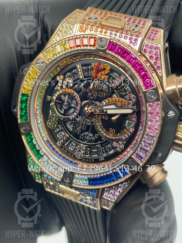 Фото 3 - Hublot Big Bang Unico 42mm Rainbow Art 5286