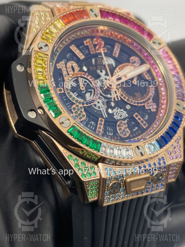 Фото 6 - Hublot Big Bang Unico 42mm Rainbow Art 5286