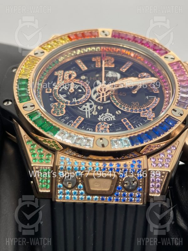 Фото 7 - Hublot Big Bang Unico 42mm Rainbow Art 5286