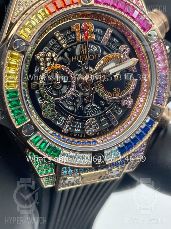 Фото 8 - Hublot Big Bang Unico 42mm Rainbow Art 5286